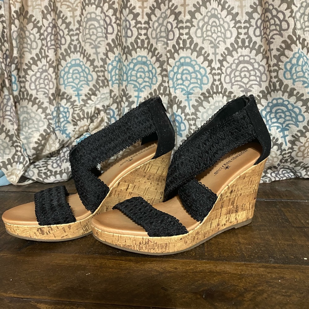 Black wedges - women’s 8.5